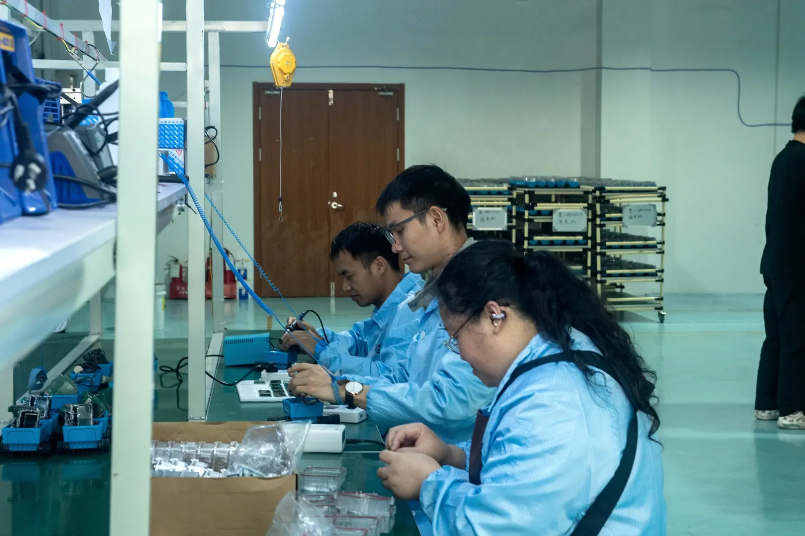 Assembly team at work